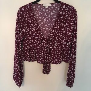 PacSun Long Sleeve Flowy Top